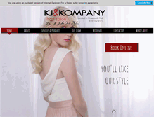 Tablet Screenshot of kjandkompany.com